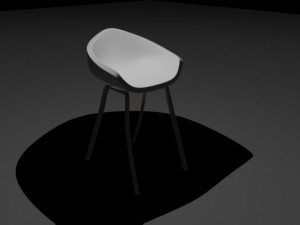 chair 3D मॉडल