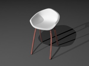 chair 3D मॉडल