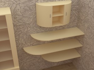 pack of book shelf 3D Model