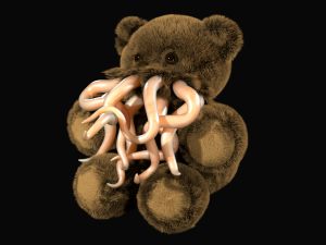 tentacle bear - high and low poly 3Dモデル
