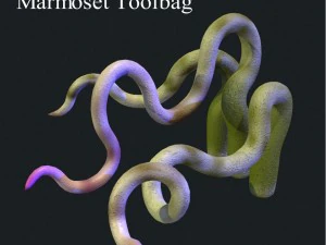 rigged tentacle set with pbr and non-pbr textures 3D Model