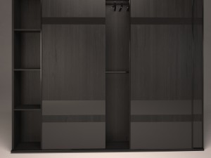 sliding door wardrobe 3D मॉडल