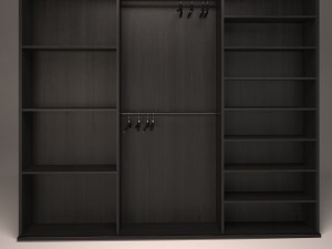 sliding door wardrobe 3D मॉडल