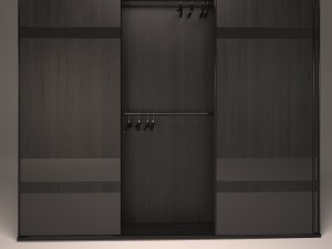 sliding door wardrobe 3D मॉडल