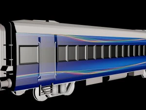 treno ad alta velocità Modello 3D