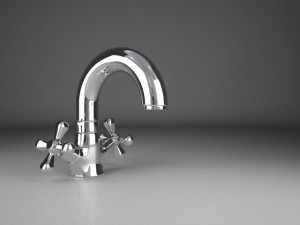 bath mixer 3D 모델