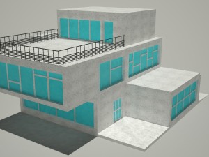 simple house 3D 모델