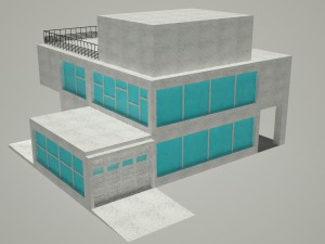 simple house Modelo 3D