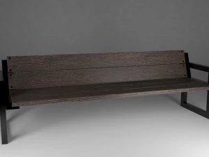 street bench 3D Model