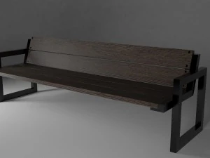 street bench 3D Model