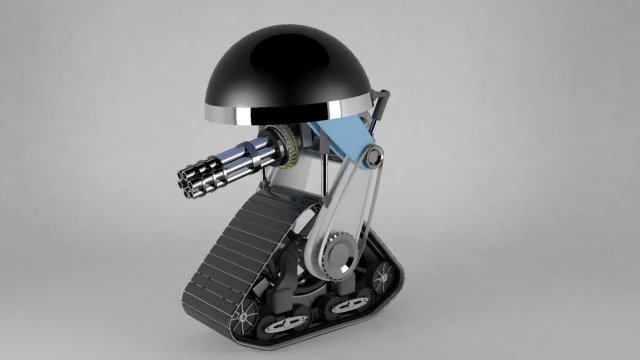 रोबोट 3D मॉडल .c4d .max .obj .3ds .fbx .stl .blend