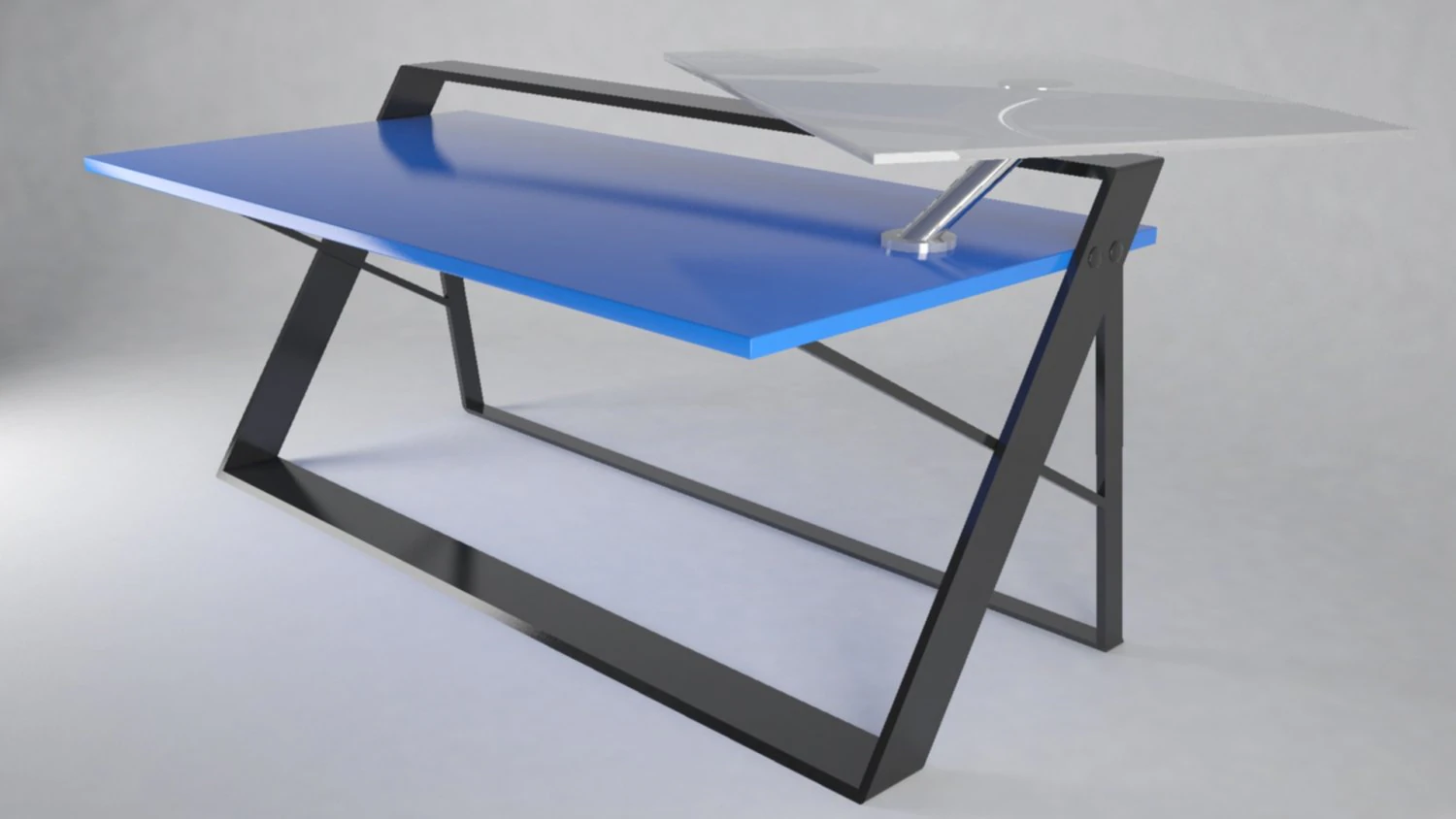 blue table 3D Model .c4d .max .obj .3ds .fbx .stl .blend 