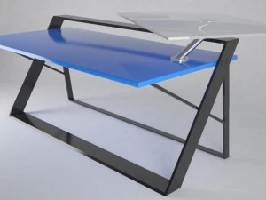 नीली मेज 3D मॉडल