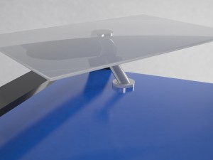 blue table 3D 모델