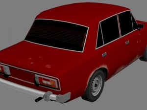 vaz 2106 game ready 3D 모델