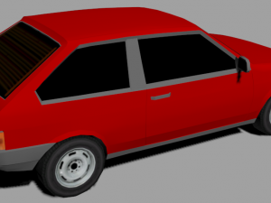 vaz 2108 game ready Model 3D