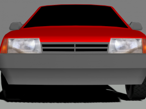 vaz 2108 game ready Model 3D