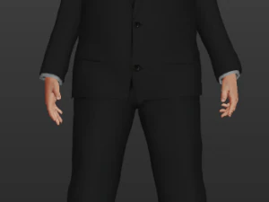 pol&iacute;tico masculino Modelo 3D