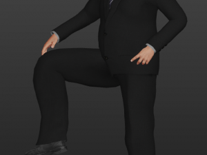 male politician 3D Model