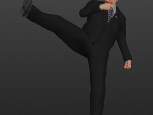 male politician 3D Model