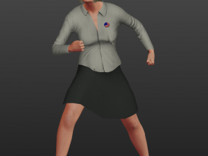 female politician Model 3D