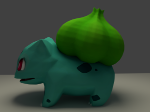 001 - bulbasaur Model 3D