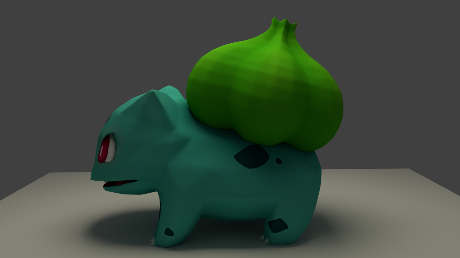 001 Bulbasaur 3D Model in Cartoon 3DExport