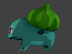 001 - bulbasaur Model 3D