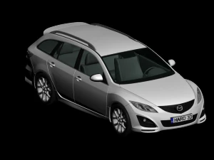 2011 mazda 6 wagon 3D Model