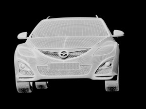 2011 mazda 6 wagon Modelo 3D