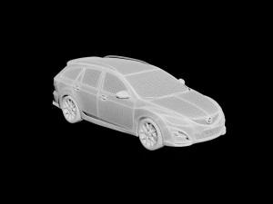 2011 mazda 6 wagon 3D Model