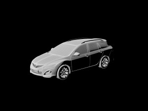 2011 mazda 6 wagon Modelo 3D