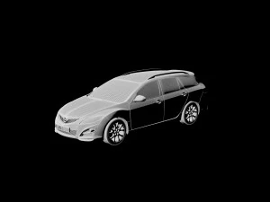 2011 mazda 6 wagon 3D Model