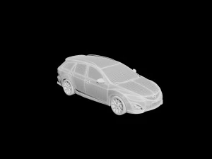 2011 mazda 6 wagon 3D Model