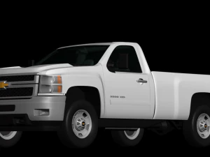 Chevroleta Silverado z 2011 roku Model 3D