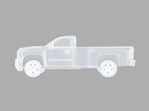 2011 chevrolet silverado Modelo 3D