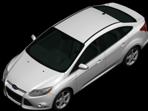 2012 focus sedan 3D Модель