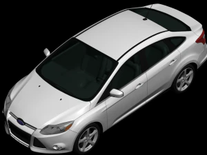 2012 फोकस सेडान 3D मॉडल