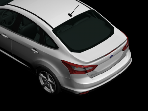 2012 focus sedan Modèle 3D
