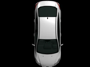 2012 focus sedan 3D Model