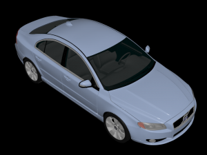 2011 volvo s80 3D 模型