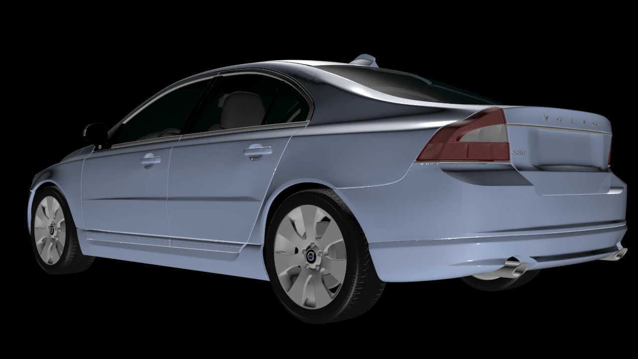 2011 वोल्वो S80 3D मॉडल .c4d .max .obj .3ds .fbx .stl .blend 