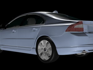 2011 volvo s80 3D मॉडल