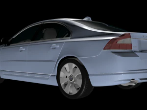 Volvo S80 z 2011 roku Model 3D
