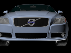 2011 volvo s80 3D 模型