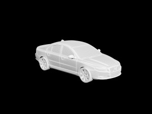 2011 volvo s80 3D 模型