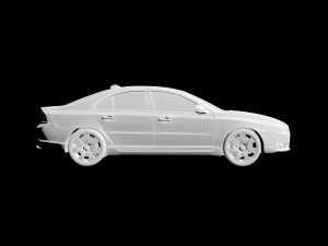 2011 volvo s80 3D 模型
