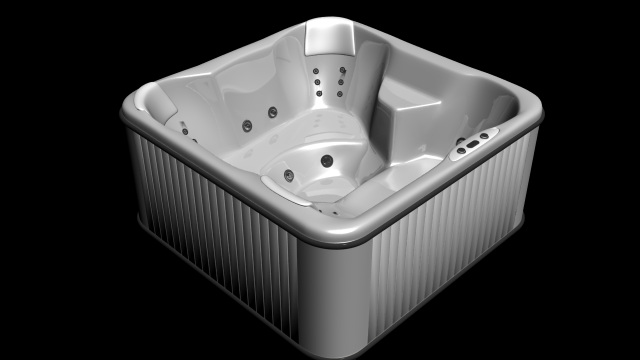 modern jacuzzi 3D Model .c4d .max .obj .3ds .fbx .stl .blend 
