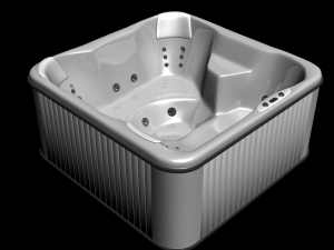 modern jacuzzi 3D Model