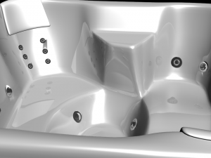 modern jacuzzi 3D Model